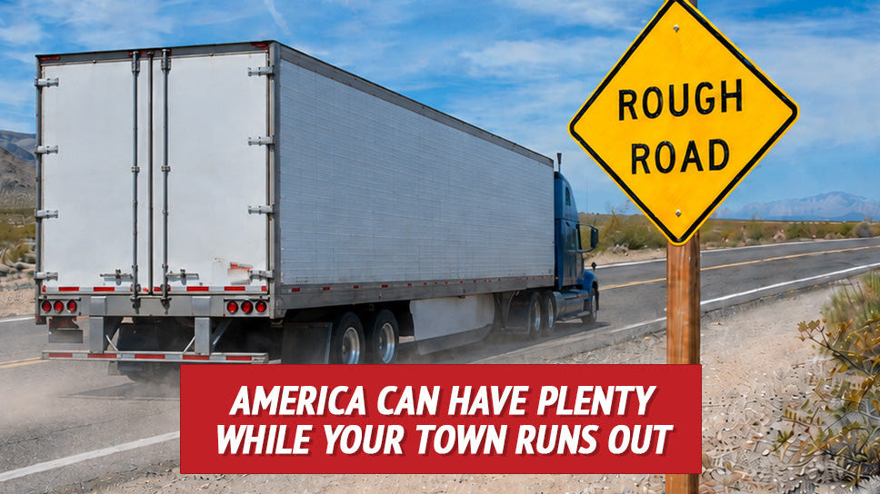 America Can Have Plenty While Your Town Runs Out