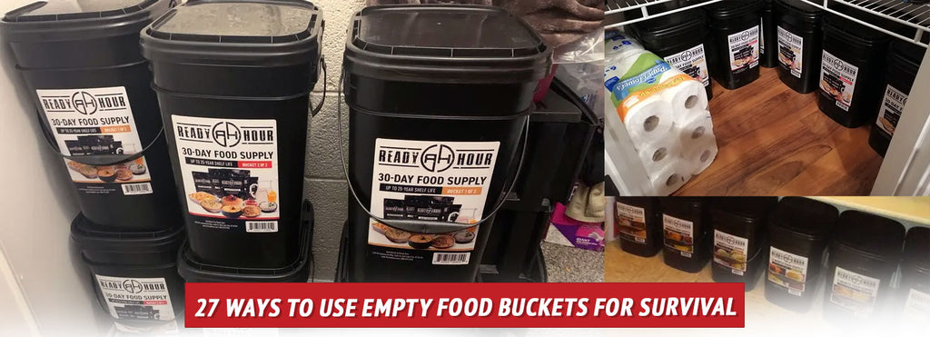 27 Ways to Use Empty Food Buckets for Survival