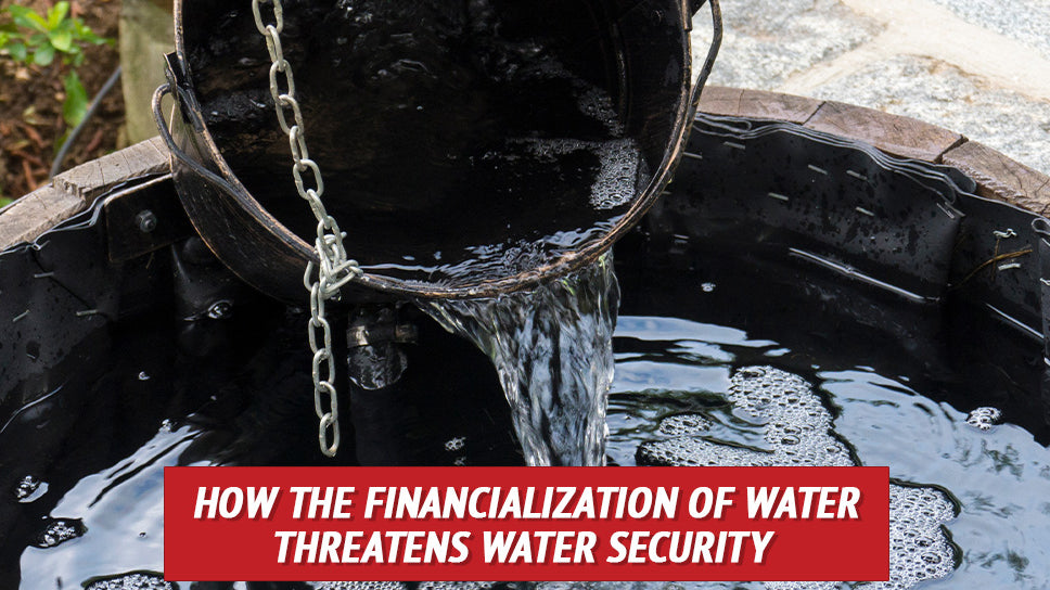 How the Financialization of Water Threatens Water Security