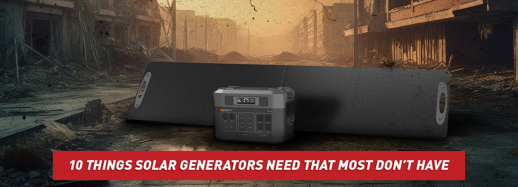 10 Things Solar Generators Need That Most Don’t Have
