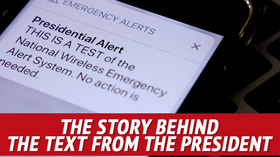The Story Behind the Text from the President - My Patriot Supply