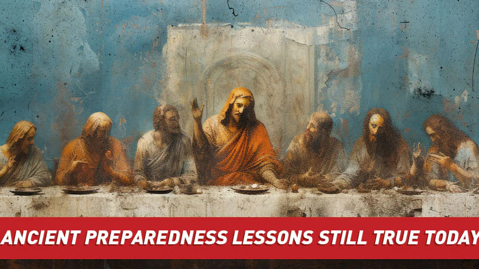 A painting of The Last Supper.