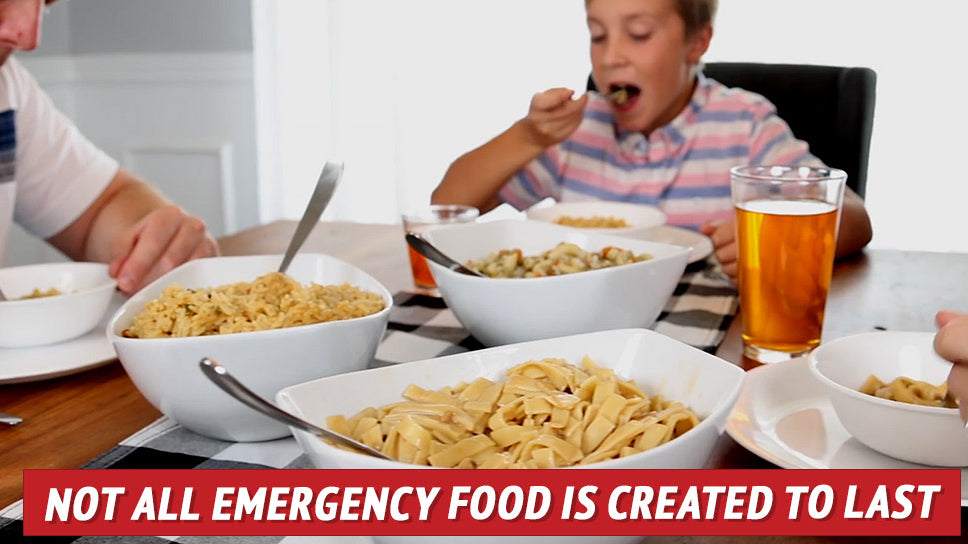 Not All Emergency Food Is Created to Last — What You Need to Know