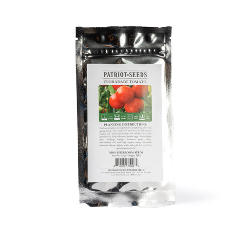 Image of Patriot Seeds Floradade Tomato Heirloom Seeds Pouch