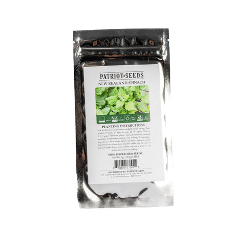 Image of heirloom new zealand spinach seed pouch