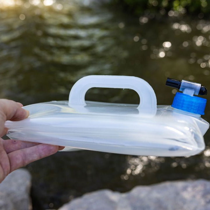 5-Gallon Collapsible Water Container collapsed