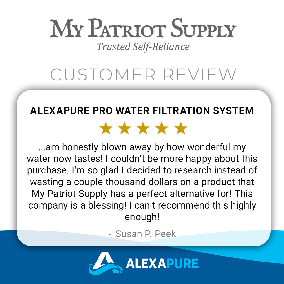 My Patriot Supply: Alexapure Pro
