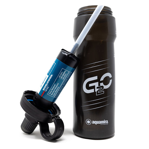Image of Aquamira G2O Water Filtration Bottle (Removes Protozoan Cysts, Bacteria, & Viruses to EPA Standards)