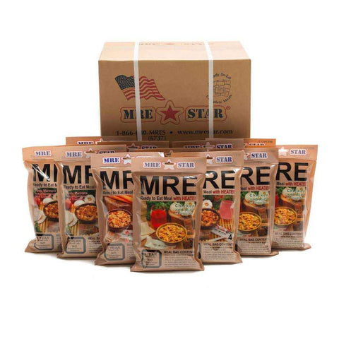 Image of Bug-Out Bundle: MRE (12 meals) & Water (64 pouches) Cases