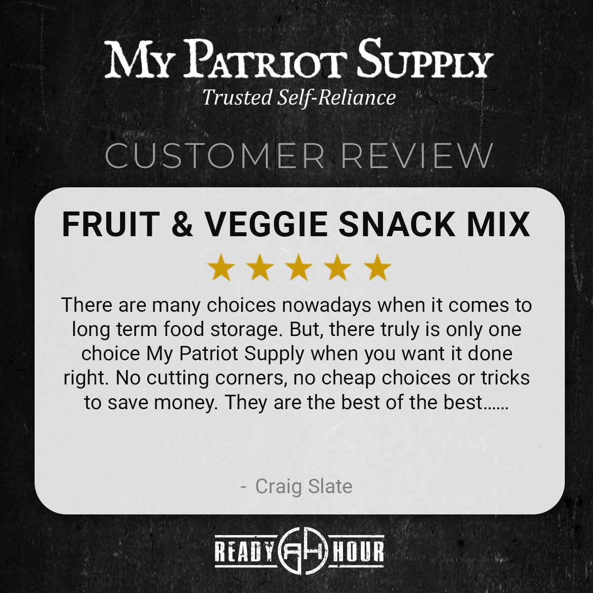 My Patriot Supply: fruit & Veggie Snack Mix