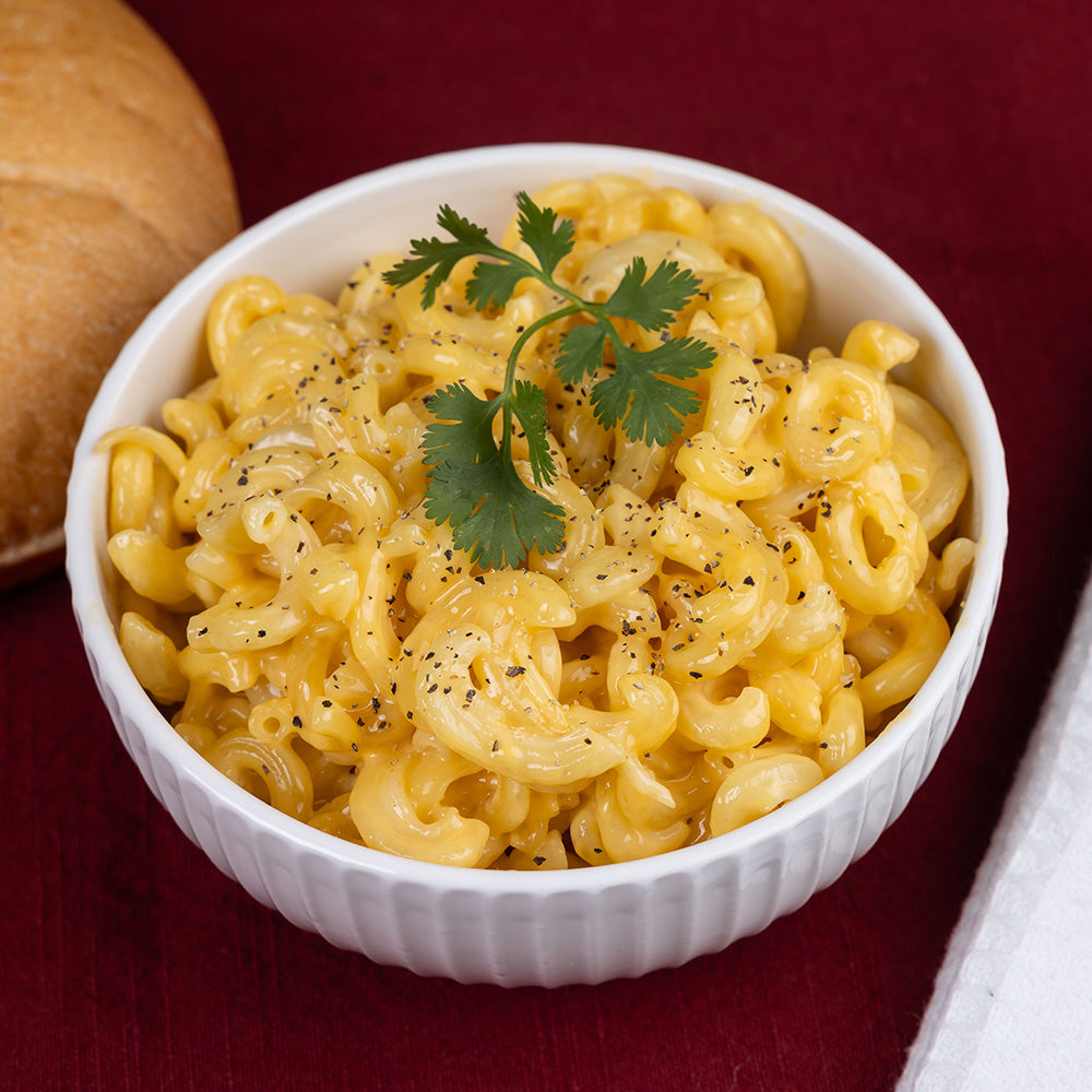 Ready Hour Cavatappi Pasta with cheese in a bowl