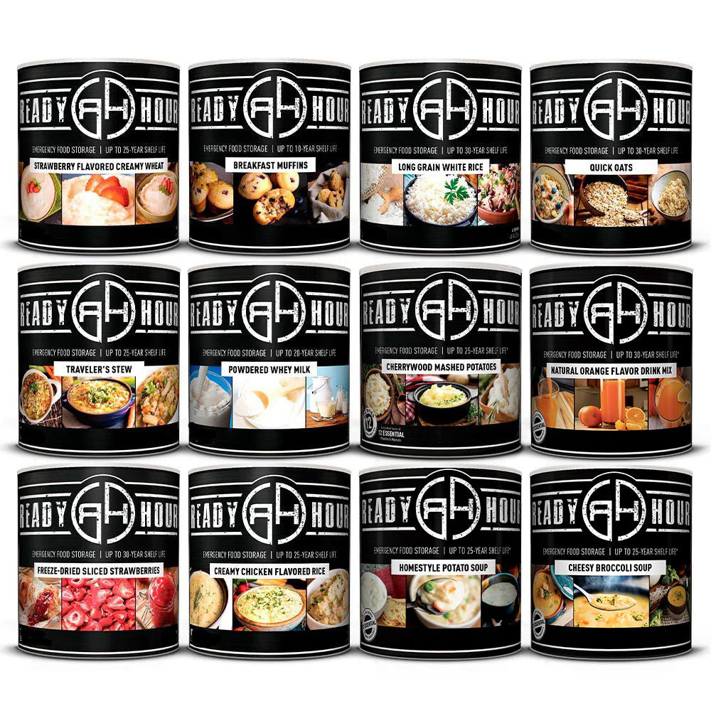 MEGA #10 Can Food Pack — 12 cans, 442 total servings