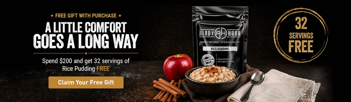Free Rice Pudding with $200 Orders