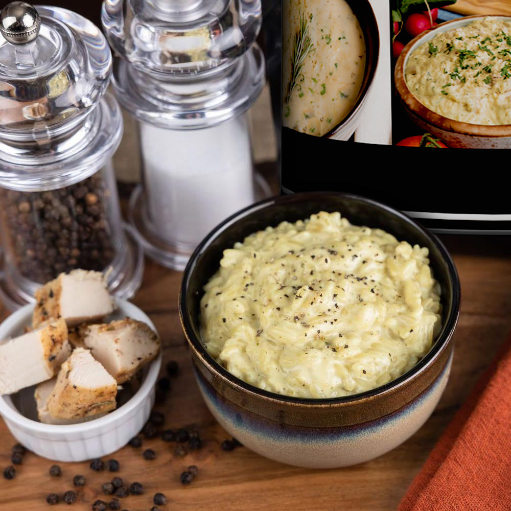 Prepared Creamy Chicken Flavored Rice serving suggestion
