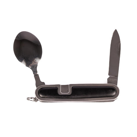 Image of Spoon and knife attachments for cutlery tool