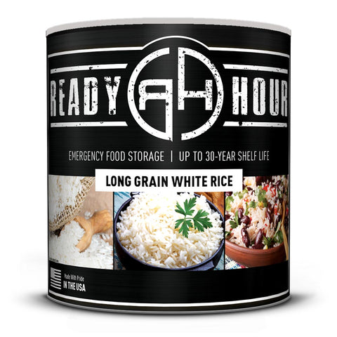 Image of Long Grain White Rice #10 Can (47 servings)