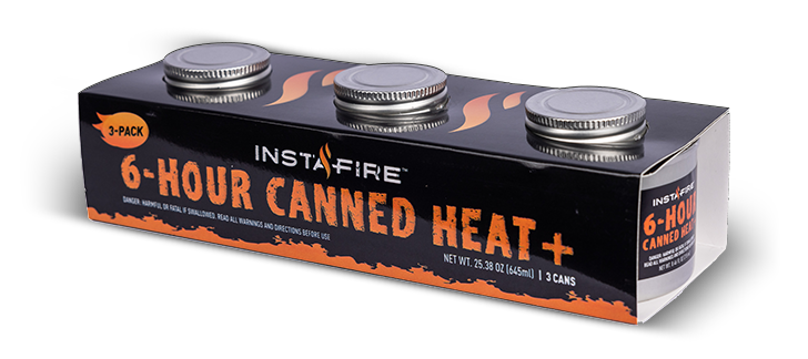 Canned Heat+ & Cooking Fuel (3-pack) by InstaFire