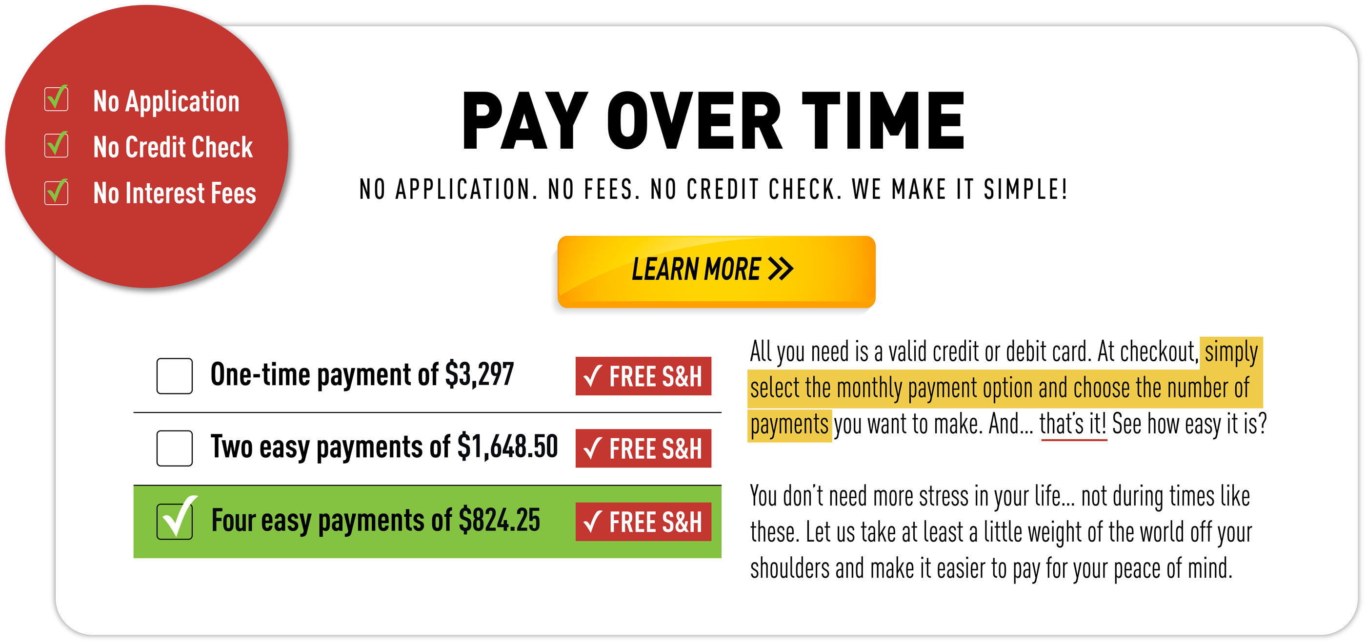 pay over time