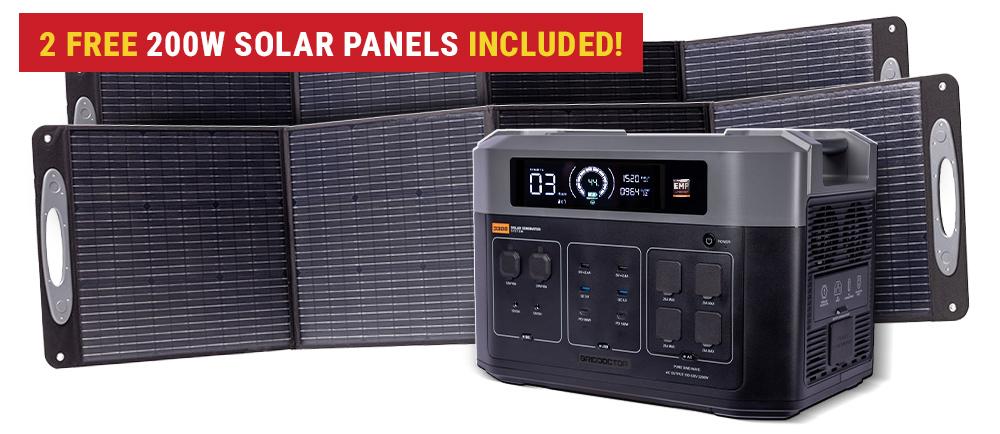 free solar panel