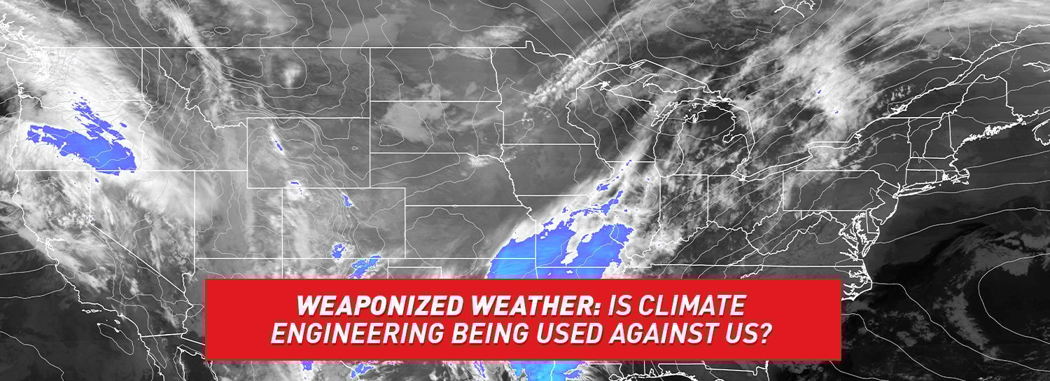 A grayed-out weather map of the United States.