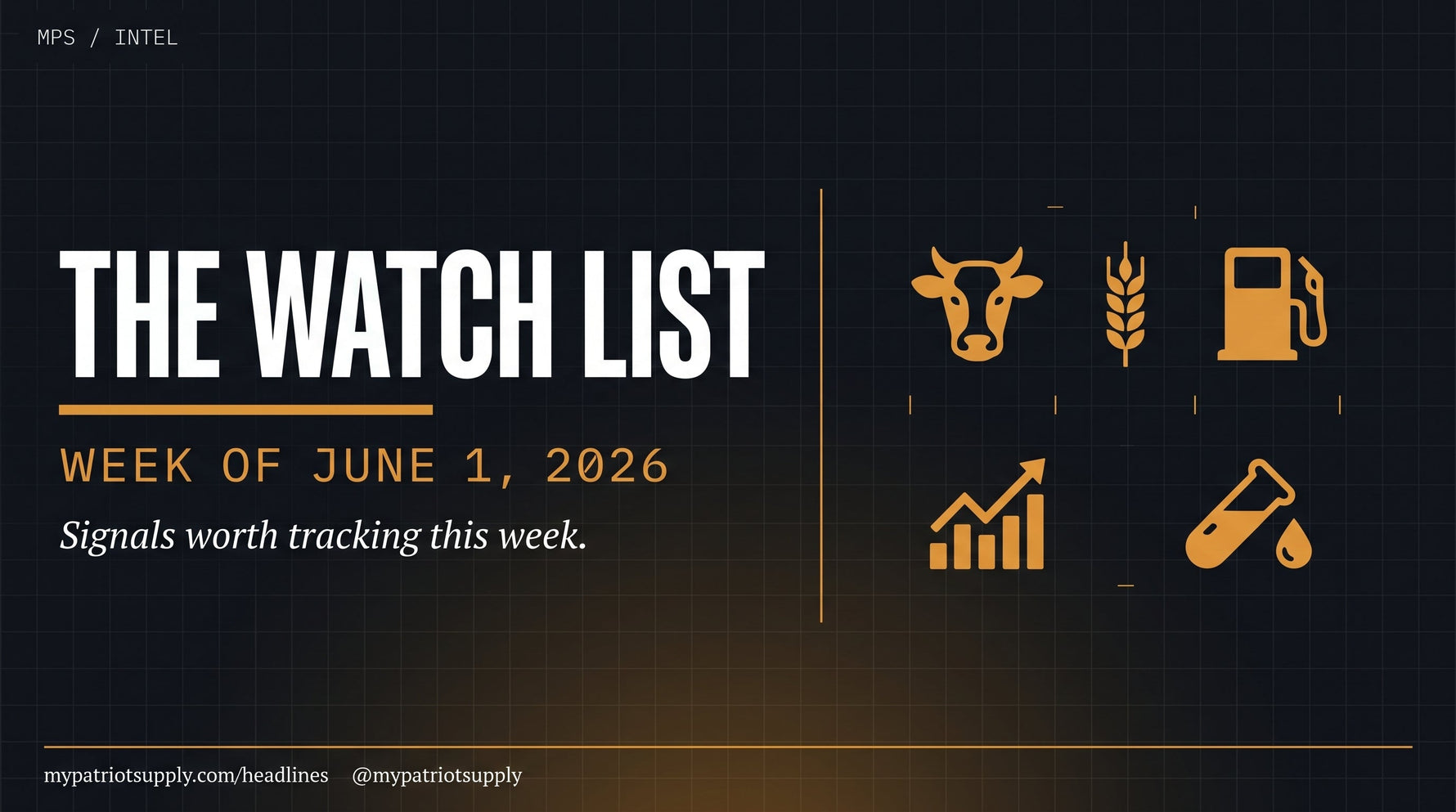 The Watch List: Signals Worth Tracking This Week