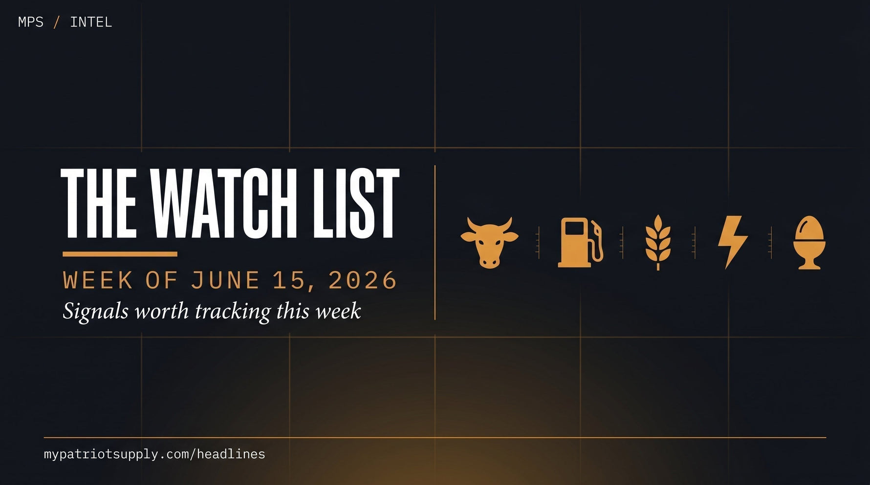 The Watch List: Signals Worth Tracking This Week