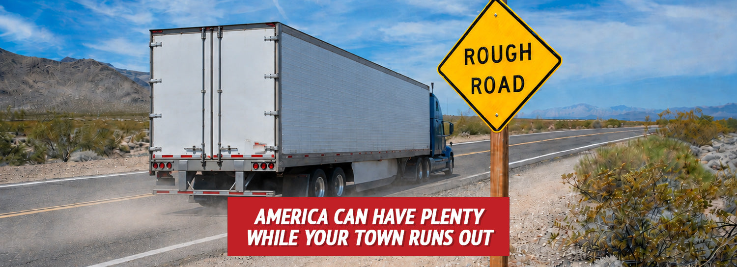 America Can Have Plenty While Your Town Runs Out