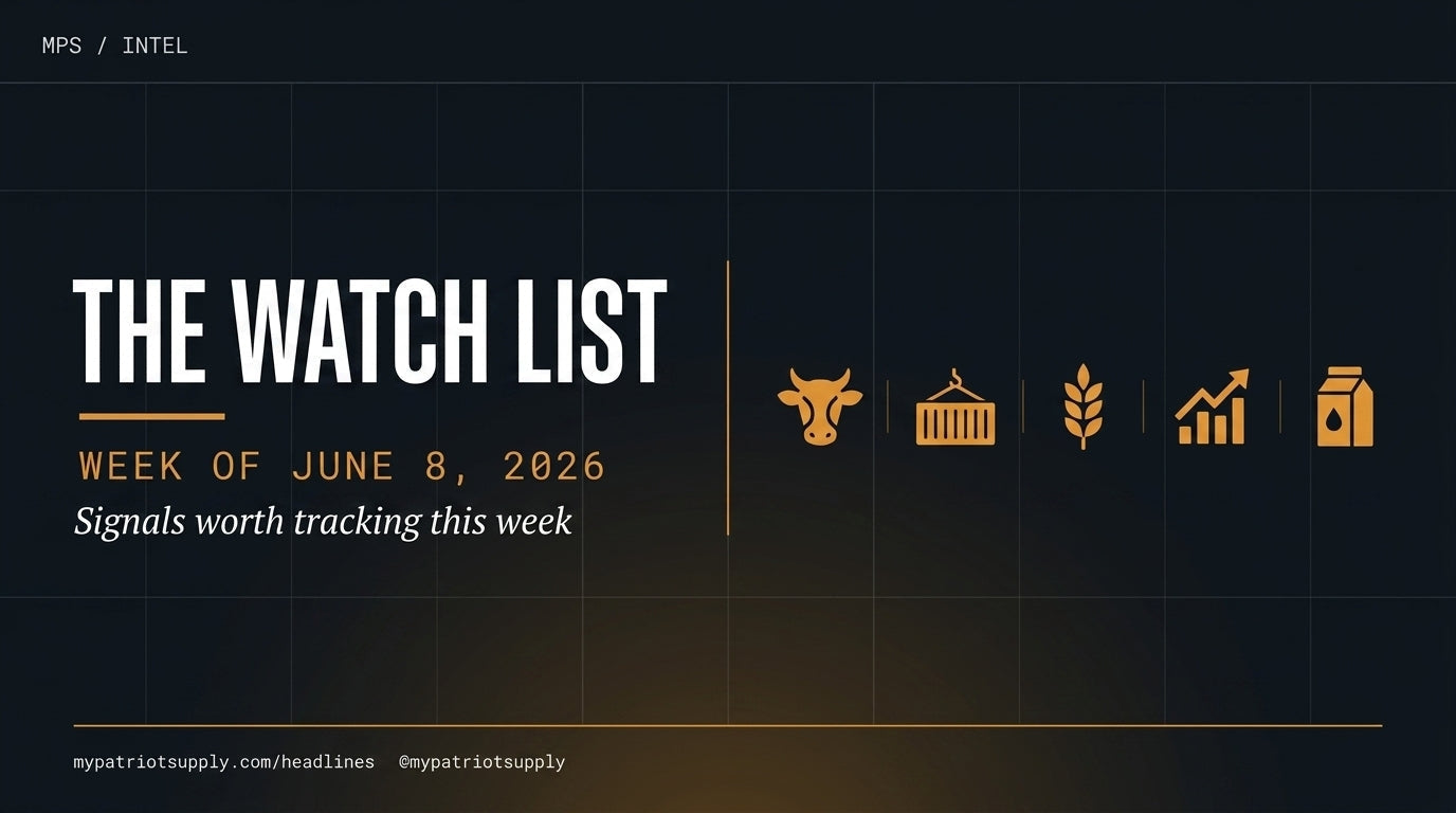 The Watch List: Signals Worth Tracking This Week