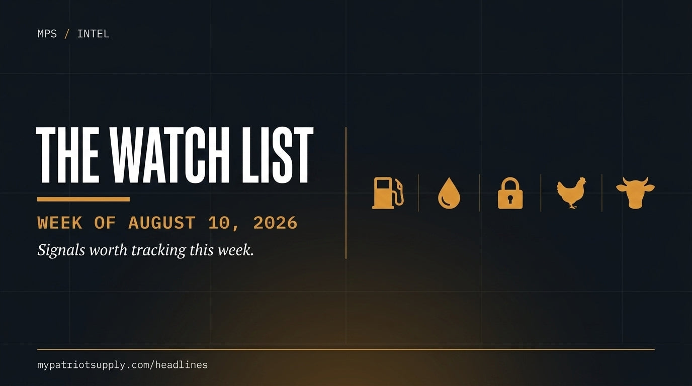 The Watch List: Signals Worth Tracking This Week