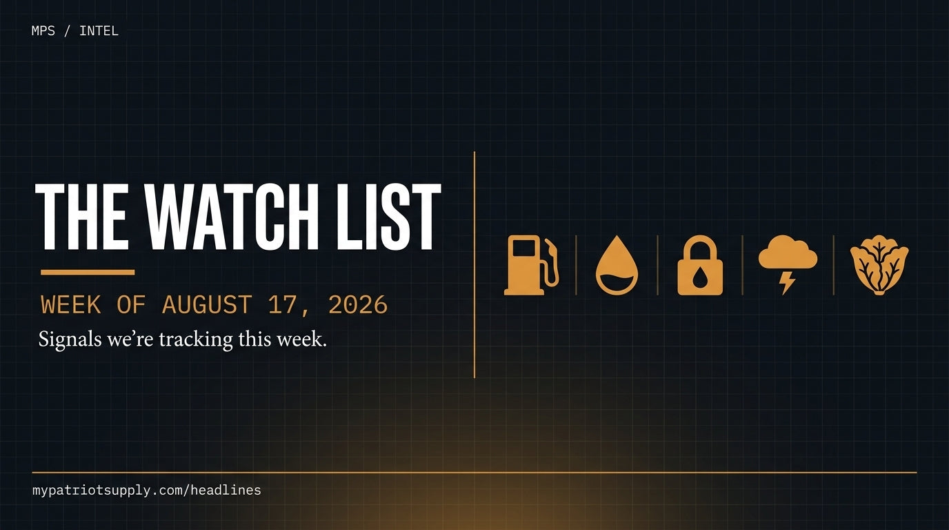 The Watch List: Signals Worth Tracking This Week