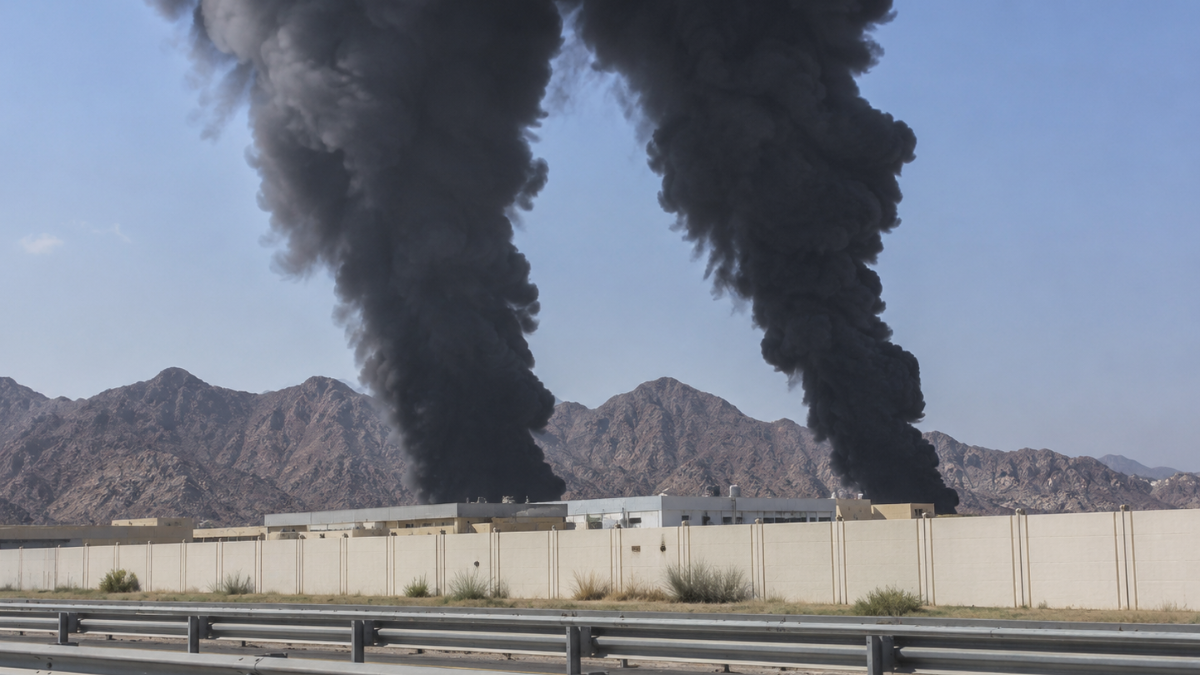 Iran's embassy account claims bombing a UAE facility changed the region's weather