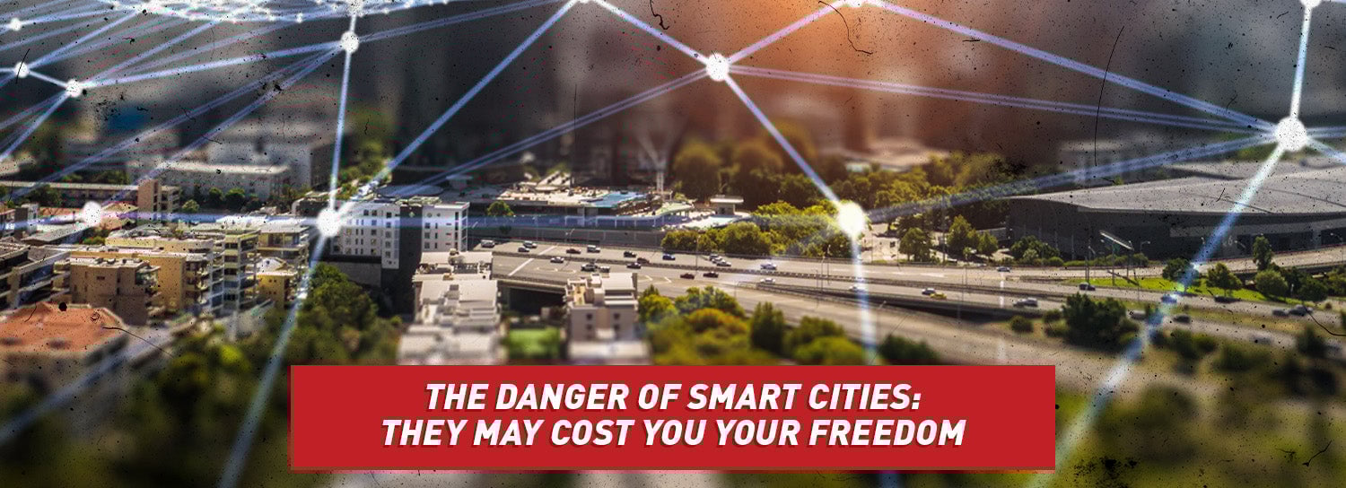 A small scale city with digital mapping above it.