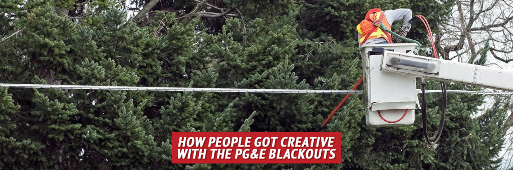 How People Got Creative with the PG&E Blackouts