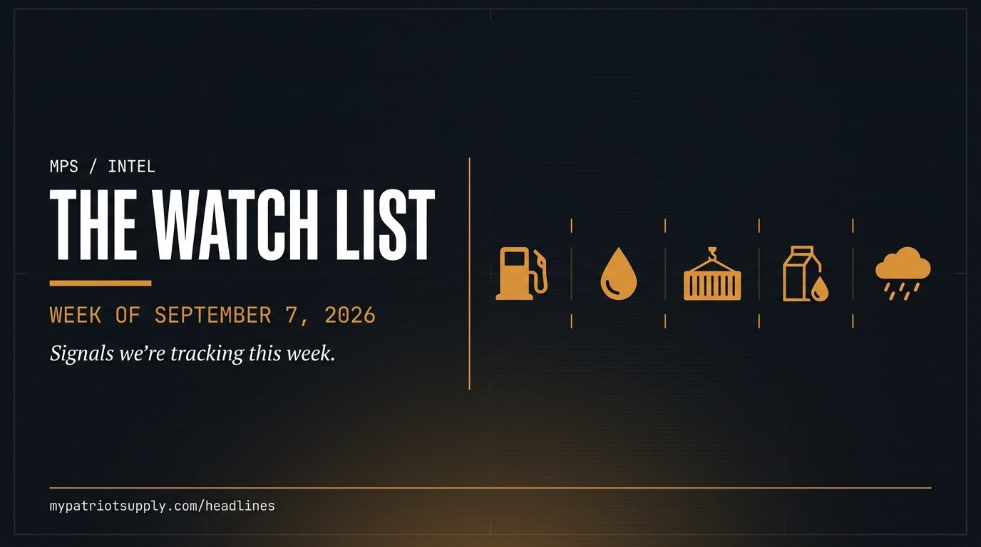 The Watch List: What We're Tracking This Week