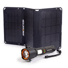Tactical Flashlight & Solar Panel bundle by Grid Doctor