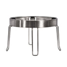 Alexapure Pro Gen 2 stainless steel stand with foldable legs on white background