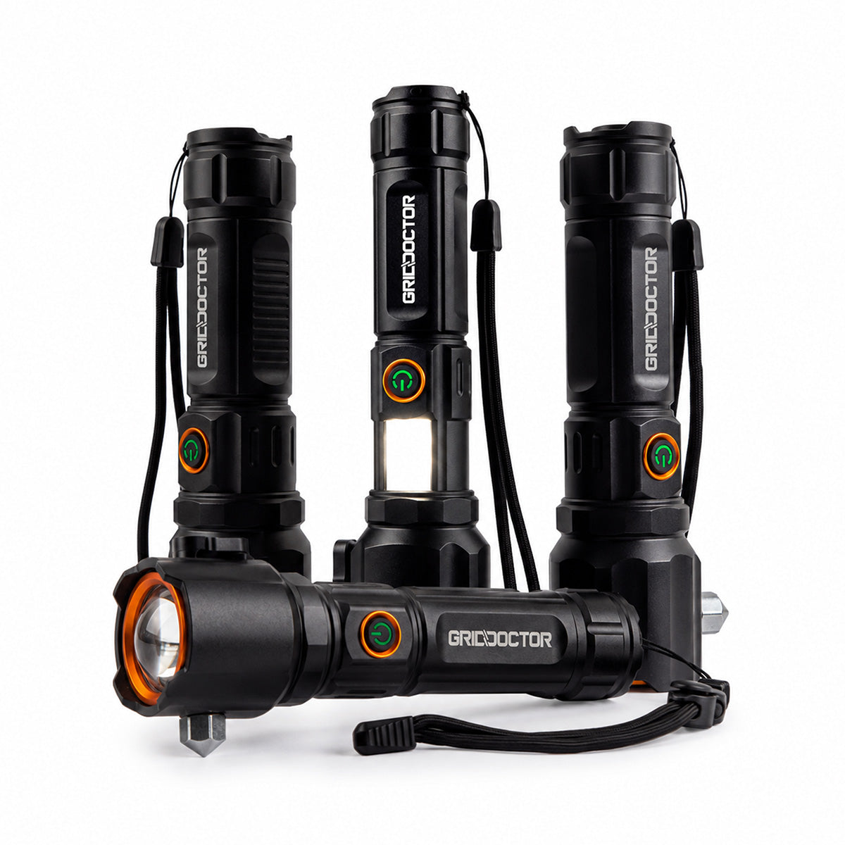 best rechargeable led tactical flashlight by Grid Doctor for-her-2025 Buy Dr. Martens Black to able to blast Size:368 Clear/Red Glitter