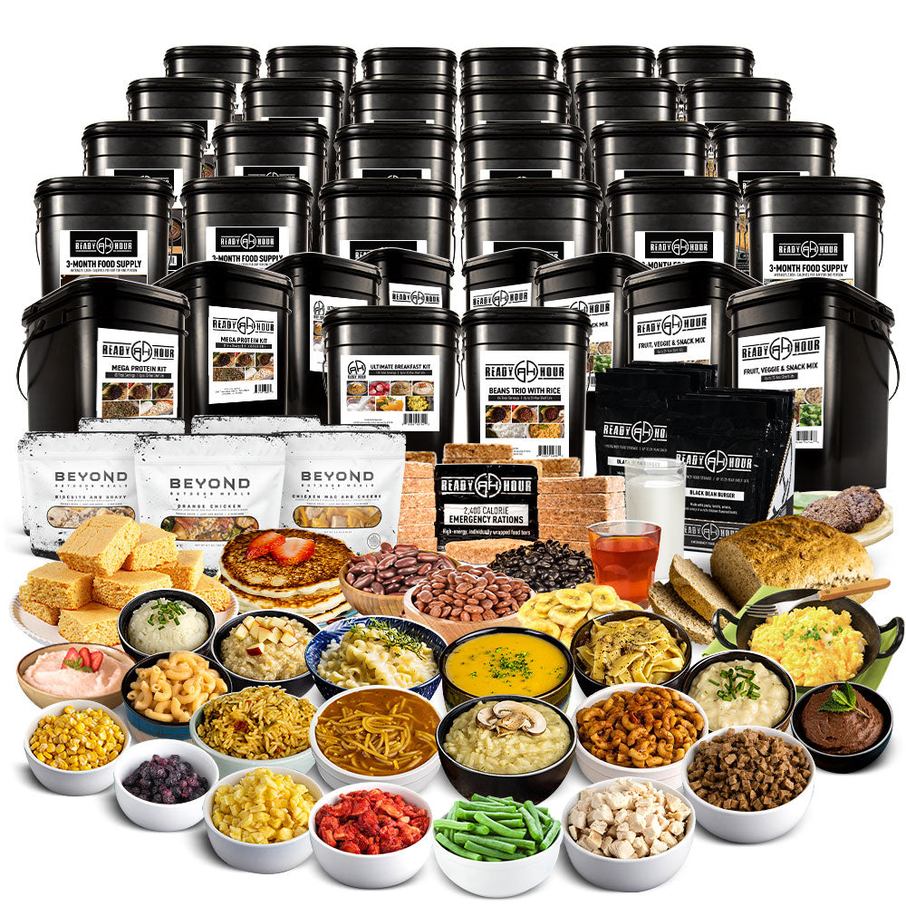 MEGA 1-Year Emergency Food & Protein Supply
