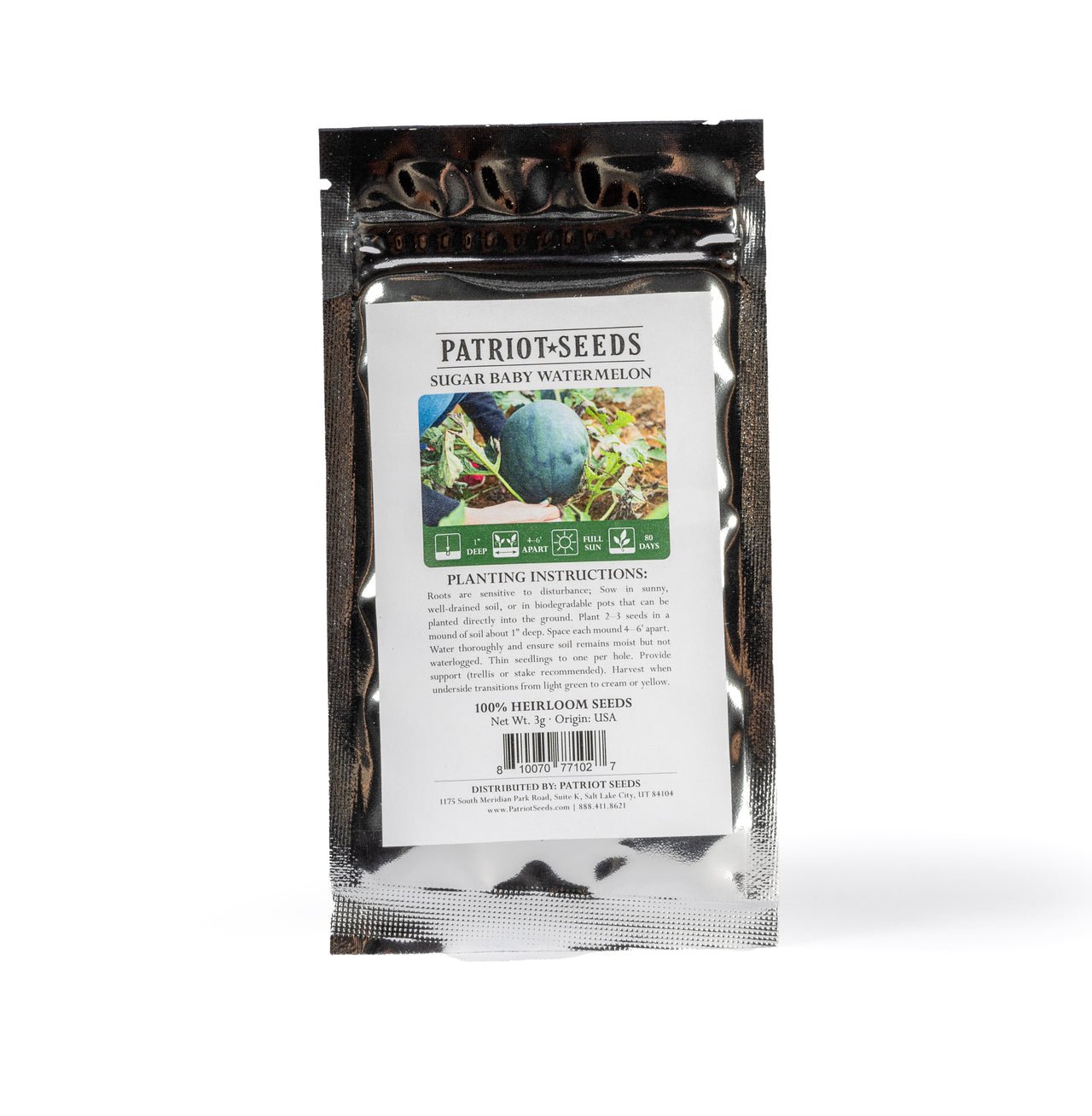 heirloom sugar baby watermelon n in pouch