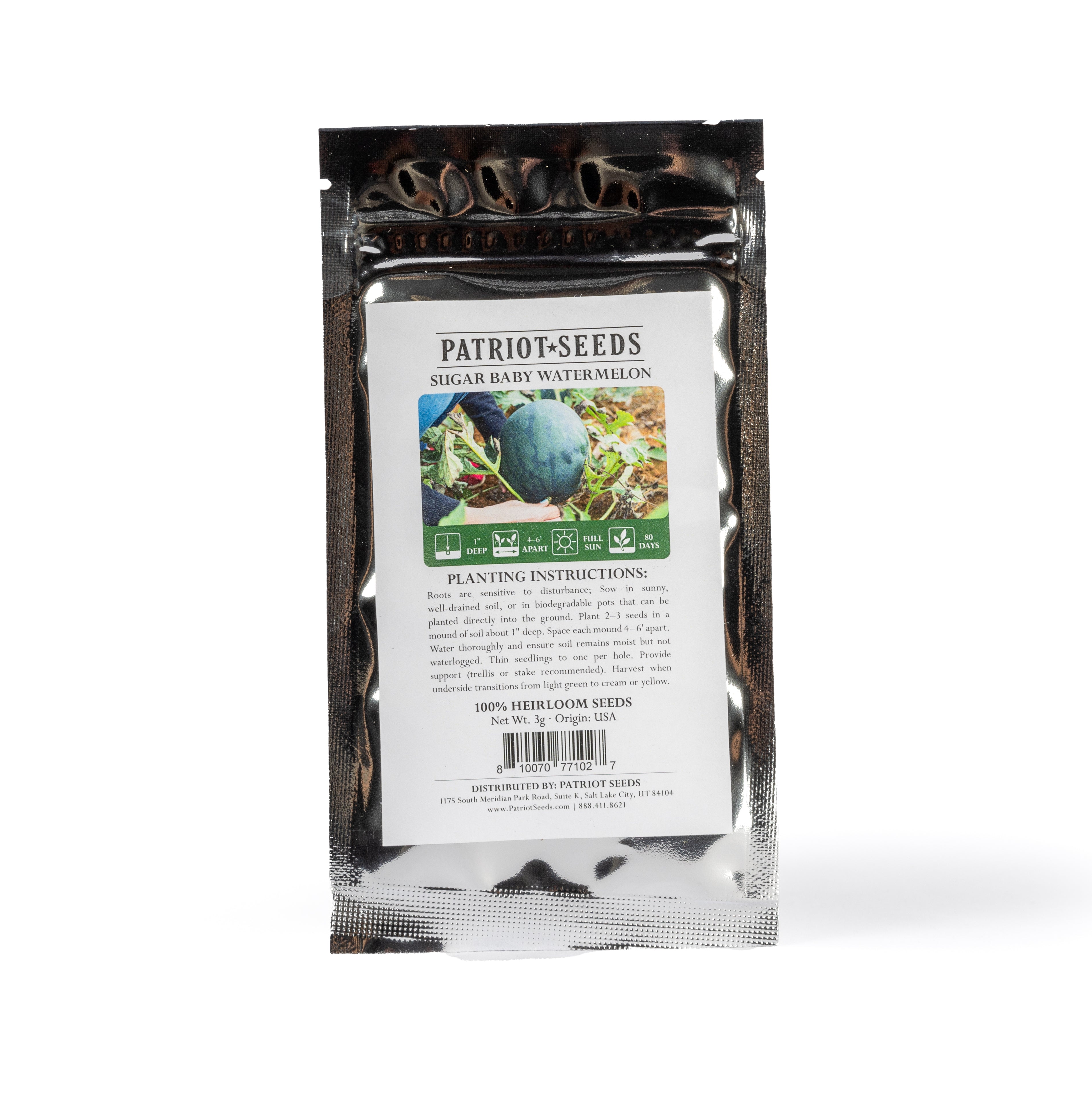 heirloom sugar baby watermelon n in pouch