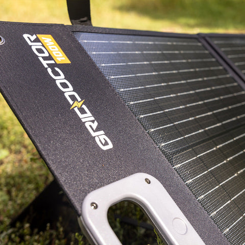 Image of 100W Solar Panel by Grid Doctor (Thank You Offer)