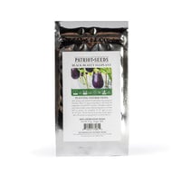 Thumbnail for heirloom black beauty eggplant seed pouch