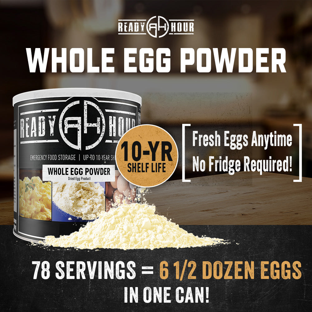 Whole Egg Powder #10 Can (78 servings)