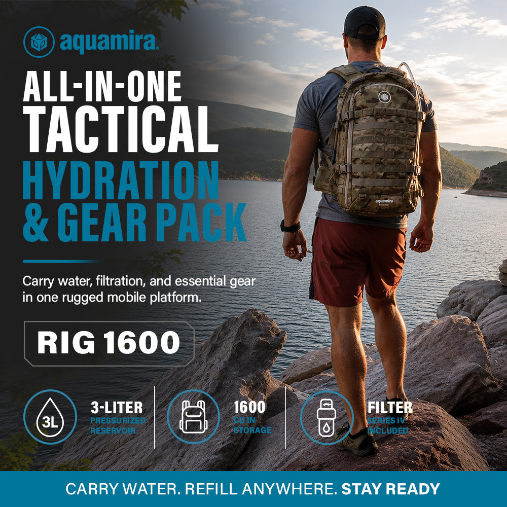 RIG 1600 3 Liter Tactical Hydration Pack by Aquamira - My Patriot