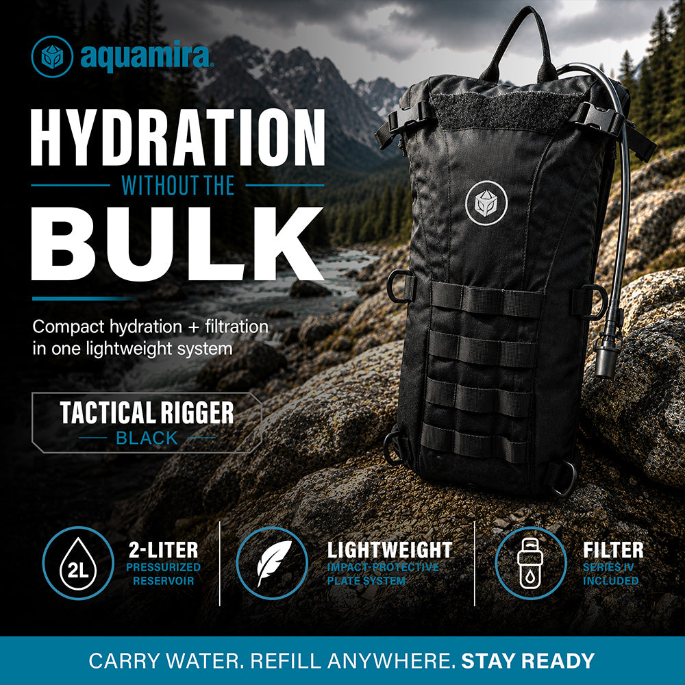 Tactical Rigger Hydration Pack by Aquamira
