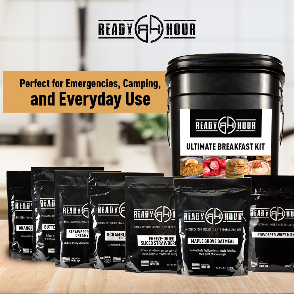 Ultimate Survival Breakfast Kit (13 pouches, 128 servings)