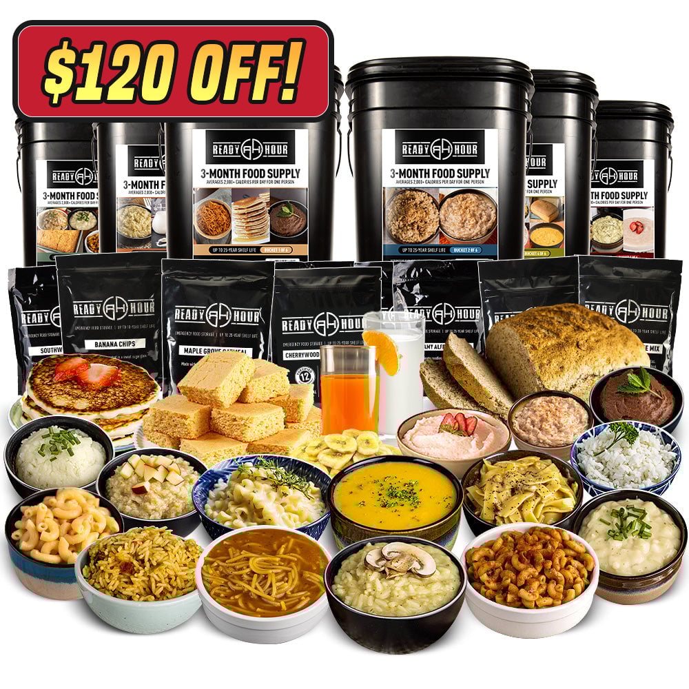 INSIDER OFFER: 3-Month Emergency Food Supply (2,000+ calories/day)