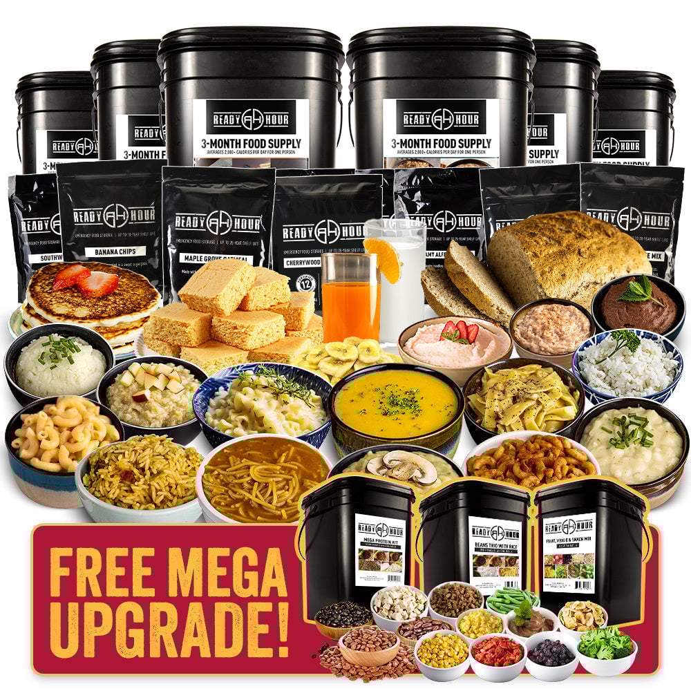 3-Month Emergency Food Supply (2,000+ calories/day)