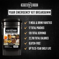 Thumbnail for Gluten-Free Emergency Food Kit (120 servings)