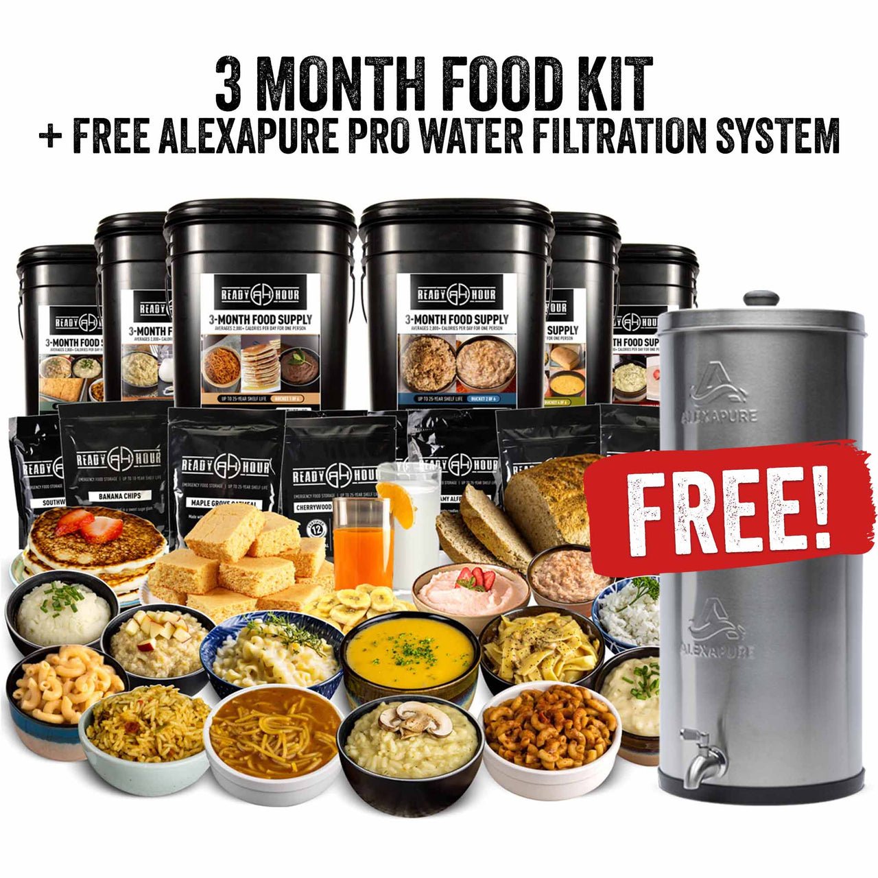 INSIDER OFFER: 3-Month Emergency Food Supply (2,000+ calories/day)